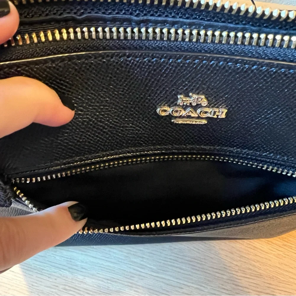 Coach Black Leather Wristlet - Picture 3 of 13